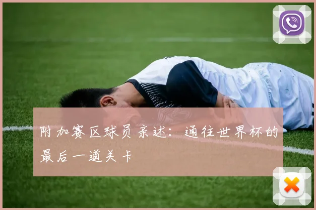 附加赛区球员亲述:通往世界杯的最后一道关卡