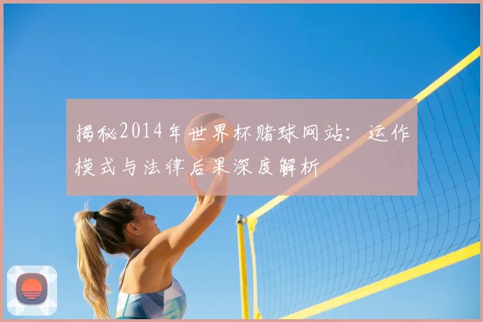 揭秘2014年世界杯赌球网站:运作模式与法律后果深度解析